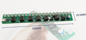 Spektrum светодиод 16см красный зеленый блеск со стороны комплекта DIY