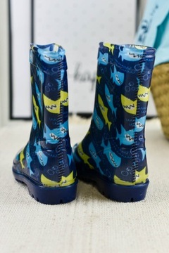 Детские дождевики Sharks темно-синие (27)