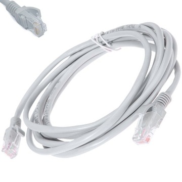 CAT5 RJ45 LAN КАБЕЛЬ ВИТАЯ ПАРА ETHERNET 2 м UTP ИНТЕРНЕТ-КАБЕЛЬ