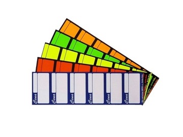 ЦЕННИКИ САМОКЛЕЯЩИЕСЯ CF6 63х38мм 120шт ЖЕЛТЫЕ