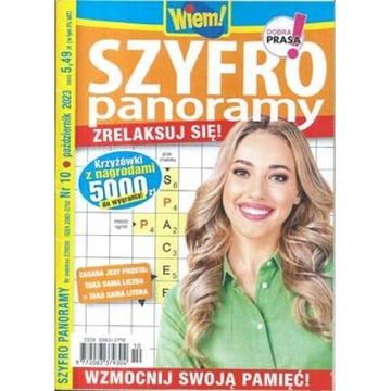 Krzyżówki Wiem! SZYFRO panoramy 10/2023