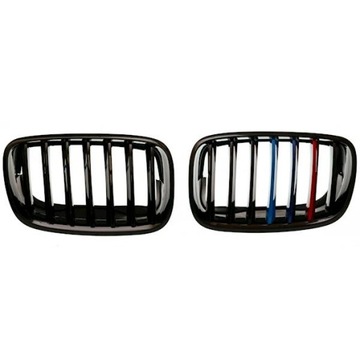 BMW X5 E70 2006-2010 X6 E71 2008-2014 MŘÍŽKA PŘEDNÍ ČERNÁ LESK