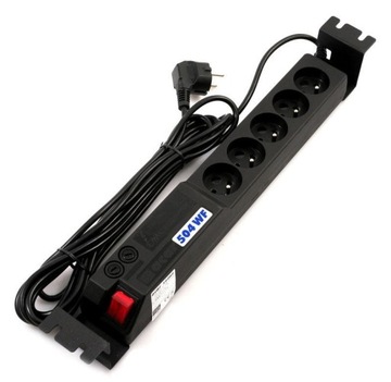 Listwa przeciwprzepięciowa z filtrem przeciwzakłóceniowym ACAR 504WF RACK
