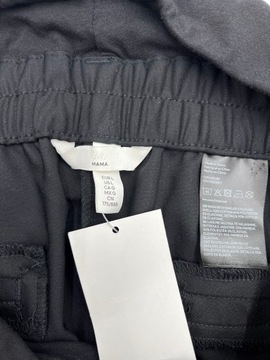 H&M MAMA Ciążowe czarne spodnie chino r L