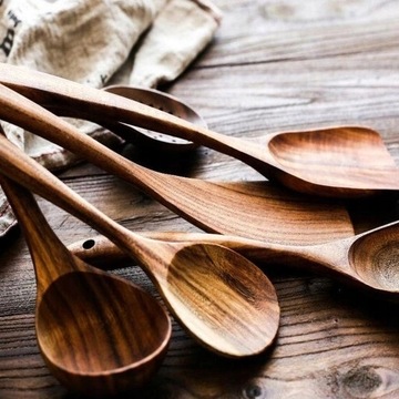 Бамбуковая посуда, деревянные ложки