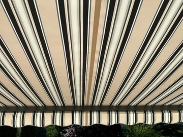 Террасная маркиза АНТРАЦИТ 400х300 Серый Бежевый Кремовый STD