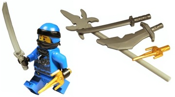 Lego ninjago figurka Jay njo509 + bronie NOWA Z17
