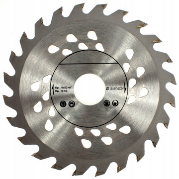 TARCZA PIŁA DO DREWNA WIDIA I-C 125/22,2 T24