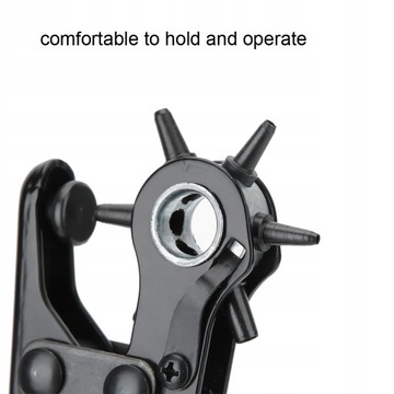 Дырокол на 5/4/4 отверстия для кожаного ремня.