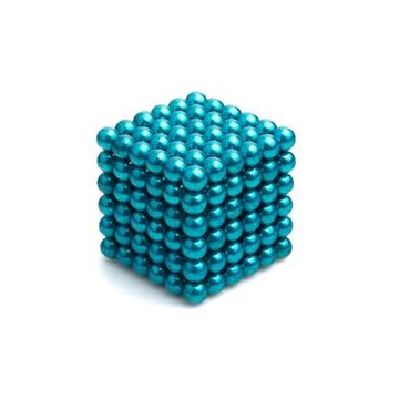 Kulki Magnetyczne 5 mm duże 216 szt Turkusowe