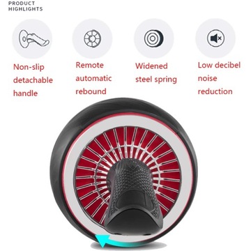 Колесо для мышц живота автоматически отскакивает Колесо для мышц живота, мужчина