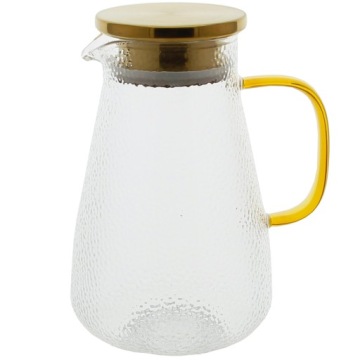 СТЕКЛЯННЫЙ КУВШИН ДЛЯ ВОДЫ, СОКА, ЧАЯ, ГОРЯЧЕГО КОФЕ, 2Л