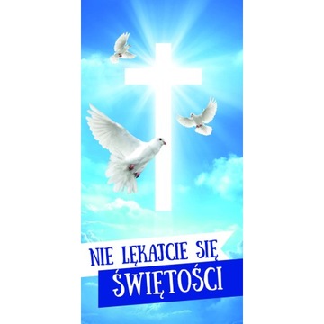 Baner obraz plakat plandeka na ołtarz dekoracja BOŻE CIAŁO 2x1m