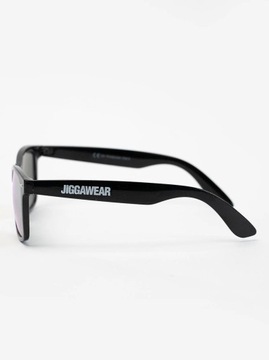 Okulary Przeciwsłoneczne MĘSKIE Czarne Żółte 2 KOLOROWE FILTR UV Jigga Wear