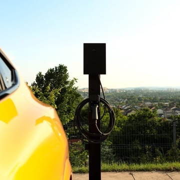 Green Wallbox 2 Pro Slim, 22 кВт, с кабелем Type 2 длиной 6 м, приложение WiFi, умное расписание