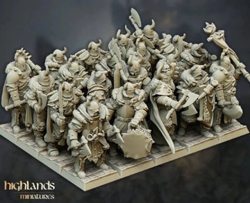 Highlands Miniatures Varyag Chaos Warriors CMD (3 модели)