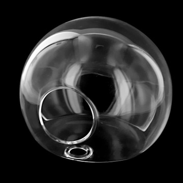 3x подвесные стеклянные вазы для цветов, кашпо, шар, декор