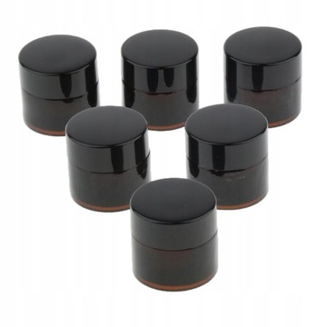 6 маленьких стеклянных баночек по 5 мл/банка для мази/банка