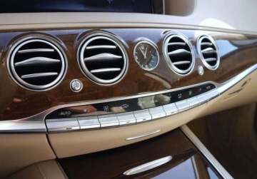 Mercedes Klasa S W222 Limuzyna 350 Blue TEC 258KM 2014 Mercedes-Benz Klasa S 350D LONG 4MATIC Panorama DVD Kamery 360 Serwis 3.0, zdjęcie 16