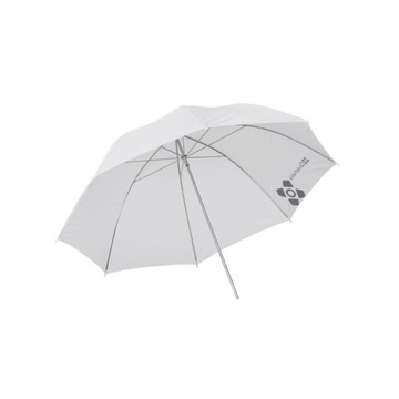 Parasolka Quadralite biała przezroczysta 91cm