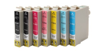 1 x чернила для Epson P50 PX720 R265 PX830 T0801-T0806