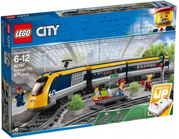 KLOCKI LEGO CITY 60197 POCIĄG PASAŻERSKI PREZENT