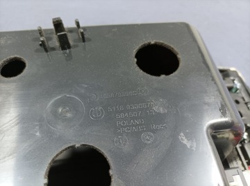 BMW 5 G30 G31 LOKETNÍ OPĚRKA CENTRÁLNÍ KŮŽE 9330670