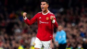 CRISTIOANO RONALDO MU Naklejka ścienna 110 cm K512