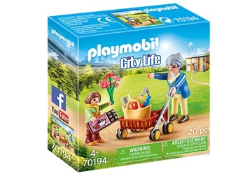 Playmobil 70194 Babcia z chodzikiem