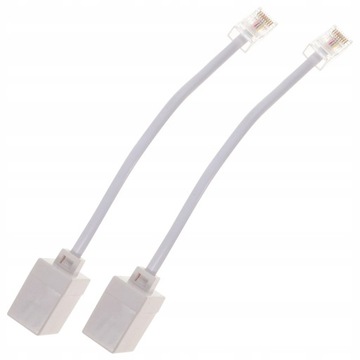 Adapter Rj11 Rj45 Telefon Ethernet 2 szt