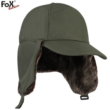 ШАПКА ЗИМНЯЯ МУЖСКАЯ FOX TRAPPER OLIVE