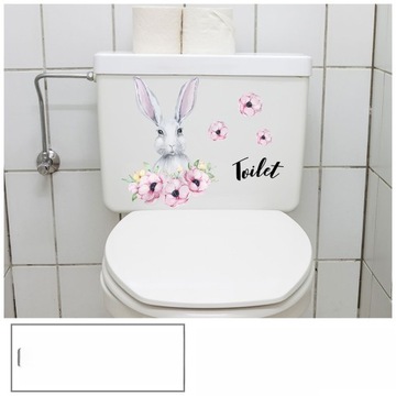 NAKLEJKI NA TOALETĘ RÓŻOWE NAKLEJKI NA SIEDZENIE 3 SZT.