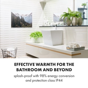 ИНФРАКРАСНАЯ НАГРЕВАТЕЛЬНАЯ ПАНЕЛЬ KLARSTEIN ИЗЛУЧАЮЩИЙ ОБОГРЕВАТЕЛЬ 500 Вт SMART