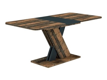 STÓŁ EXEL OLD WOOD / MATERA C. SZARY 140(180)X85 rozkładany
