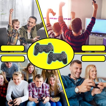 РЕТРО ТВ-КОНСОЛЬ БЕСПРОВОДНАЯ ТВ-ИГРА + 2x ПАНЕЛЬ + 15 000 ИГР HDMI M8