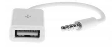 АДАПТЕР AUX КАБЕЛЬ МИНИ-ДЖЕК 3,5 ММ USB АДАПТЕР ДЛЯ IPHONE IPOD БЕЛЫЙ TRAVEL