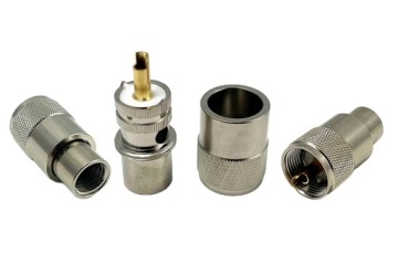 UC-1 PL-259/9 PTFE/золотой штекер для провода RG-213 толщиной 10 мм, позолоченный