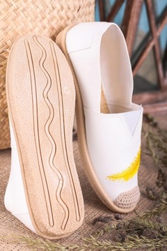 ESPADRYLE PÓŁBUTY SLIP ON WSUWANE BALERINKI r 39