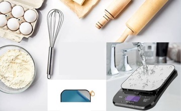 ЦИФРОВЫЕ КУХОННЫЕ ВЕСЫ ТОЧНЫЕ ВОДОНЕПРОНИЦАЕМЫЕ КУХОННЫЕ ВЕСЫ ОТ 0,5 Г ДО 5 КГ