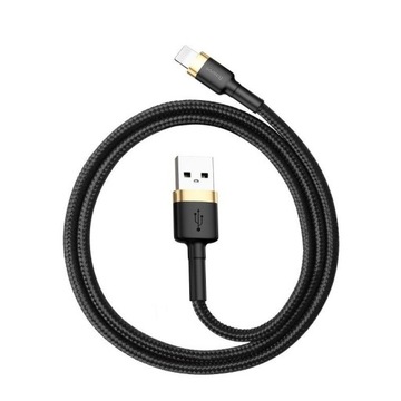 Kabel 1m do iPhone 14 13 12 PRO X XR 8 7 USB-LIGHTNING Przewód BASEUS Mocny