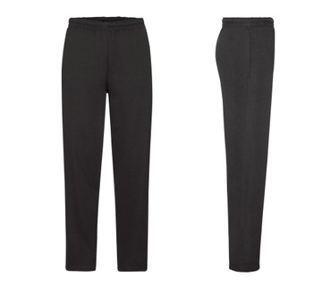 FRUIT OF THE LOOM SPODNIE DRESOWE LEKKIE Black M