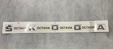 CHRÓM NÁPIS NA ZADNÍ KRYT - SKODA OCTAVIA 4 IV