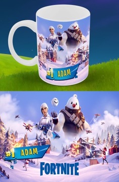 КРУЖКА FORTNITE + ИМЕННЫЙ ПОДАРОК ​​НА КАНУН РОЖДЕСТВА, РОЖДЕСТВА, ДНЯ РОЖДЕНИЯ, ПРАЗДНИКОВ