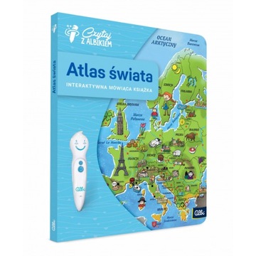 CZYTAJ Z ALBIKIEM ATLAS ŚWIATA KSIĄŻKA ALBIK