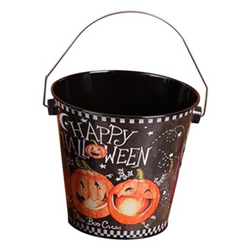 Ведро с тыквой, Ведро с конфетами, Конфетная бочка с шоколадом Trick или Medium