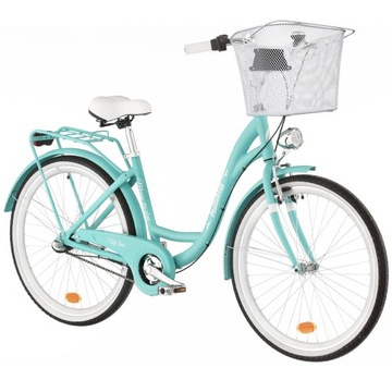Женский городской велосипед INDIANA 26 дюймов + корзина
