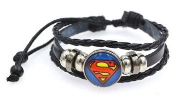 Bransoletka SNAP wymienne oczko nap 20mm SUPERMAN