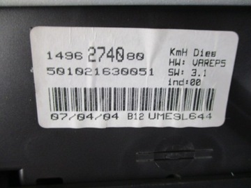 CITROEN C8 DIESEL AUTOMAT PŘÍSTROJOVÁ DESKA 282TYS KM