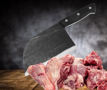 Кухонный нож Rossner 30 см с лезвием из нержавеющей стали и D-образной ручкой