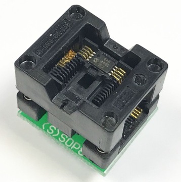 Адаптер SSOP8 (R=0,65 мм/Ш=200 мил)-PDIP8 ZIF